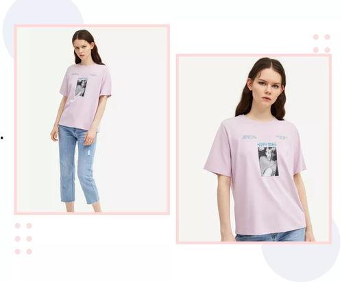 明星网红t恤图片女装,明星网红同款T恤，引领女装时尚新风尚