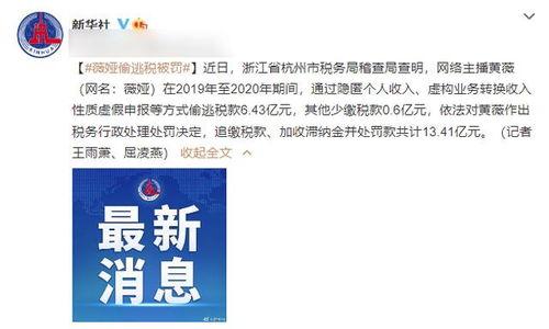 哪些明星网红偷税漏税,偷税漏税风波中的明星网红众生相